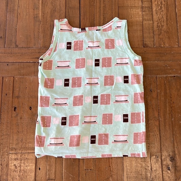 Monica + Andy mint marshmallow s’mores sleeveless top tank top unisex - Picture 6 of 6